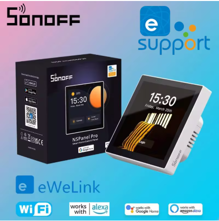 SONOFF NSPanel 86P Smart Scene Wall Switch EU/US WiFi Smart Display All-in-One Control Work For Alexa Google Home Huawei Hilink
